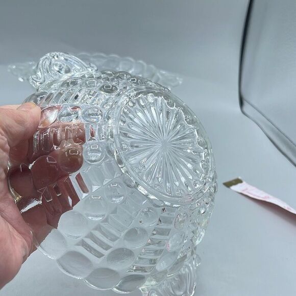 Set of two vintage Bubble ladder pattern Anchor Hocking bowls - Picture 5 of 7